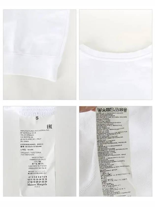 Font Generator Logo Sweatshirt White - MAISON MARGIELA - BALAAN 4