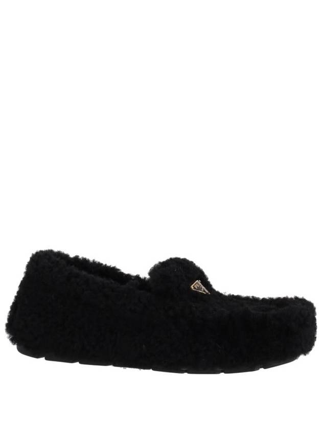 Shearling Driving Shoes Black - PRADA - BALAAN 3