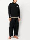 Monochrome Fox Head Patch Classic Sweatshirt Black - MAISON KITSUNE - BALAAN 4