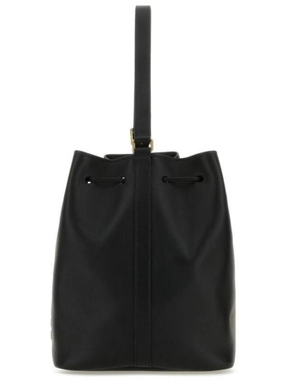 Leather Bucket Bag Black - MIU MIU - BALAAN 2