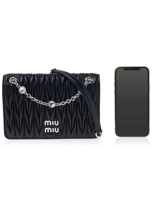 Materasse Nappa Leather Mini Bag Black - MIU MIU - BALAAN 7