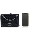 Materasse Nappa Leather Mini Bag Black - MIU MIU - BALAAN 7