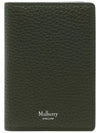 Heritage Vertical Card Wallet Dark Green - MULBERRY - BALAAN 3