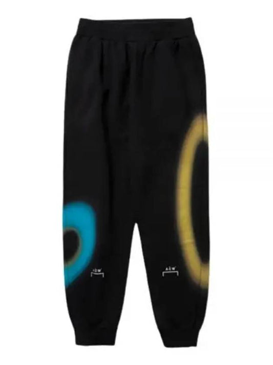 HYPERGRAPHIC JERSEY PANT ACWMB158 BLACK hypergraphic jersey pants - A-COLD-WALL - BALAAN 1