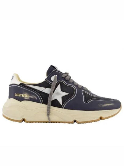 Running Sole Leather Low Top Sneakers Navy - GOLDEN GOOSE - BALAAN 2