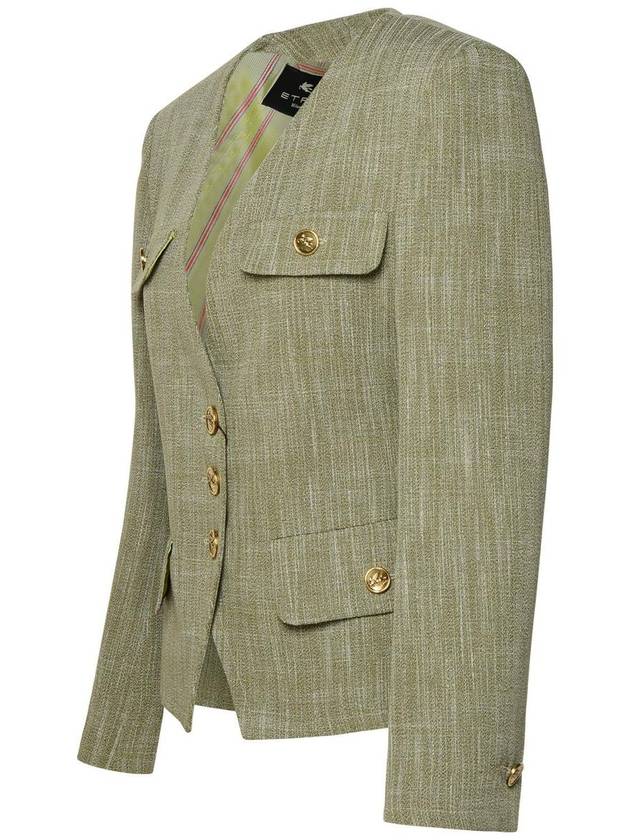 Etro Green Viscose Blend Jacket - ETRO - BALAAN 2