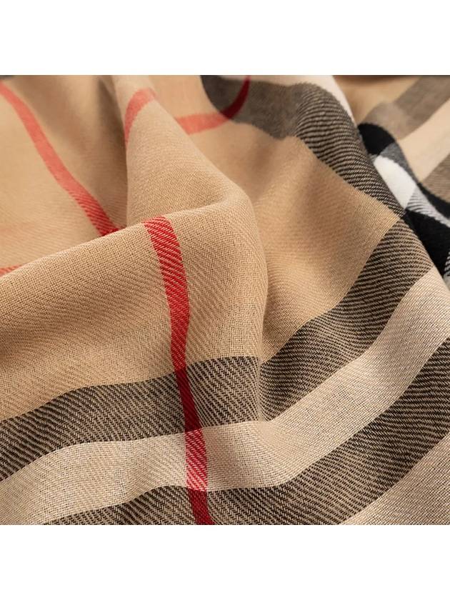 Vintage Check Wool Scarf Archive Beige - BURBERRY - BALAAN 4