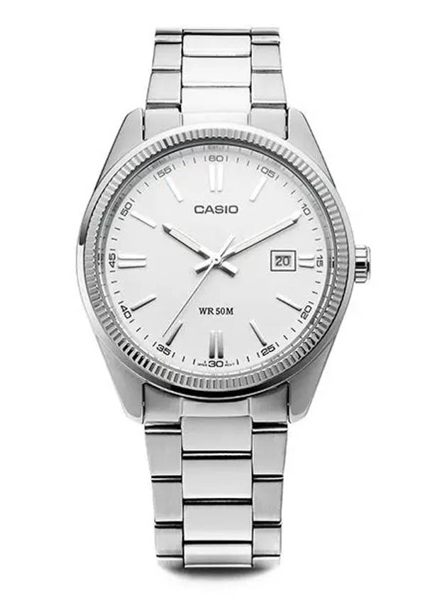 Analog Quartz Metal Watch Silver - CASIO - BALAAN 3