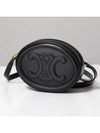 Oval Purse Smooth Calfskin Cross Bag Black - CELINE - BALAAN 2