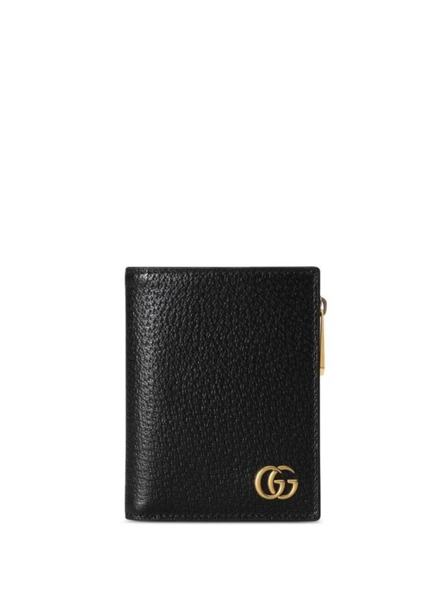 GG Marmont Half Wallet Black - GUCCI - BALAAN 1