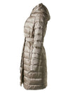 The Cube Nobefwater Repellent Reversible Goose Down Padding Beige - MAX MARA - BALAAN.