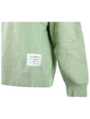 12Th Anniversary Logo Label Patch Brushed Sweatshirt Green - ACNE STUDIOS - BALAAN 5