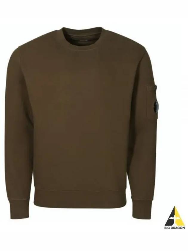 Lens Wappen Cotton Sweatshirt Green - CP COMPANY - BALAAN 2