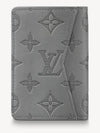 Pocket Organizer Monogram Shadow Card Wallet Grey - LOUIS VUITTON - BALAAN 4