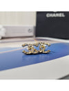 CC Logo Stud Earrings Gold - CHANEL - BALAAN 3