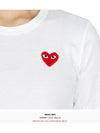 Comme des Gar ons Red Waffen Women s Long Sleeve T Shirt AZ T117 051 2 - COMME DES GARCONS PLAY - BALAAN 8