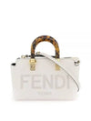 By The Way Small Leather Tote Bag White - FENDI - BALAAN 2