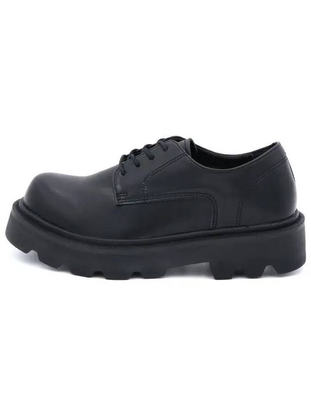 Men's Face Height 5cm Basic Derby Glossy Black - SUPENER - BALAAN 3