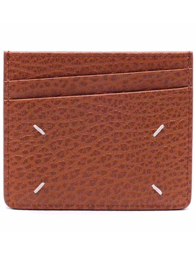 Four Stitch Card Wallet Brown - MAISON MARGIELA - BALAAN 5