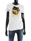 Women's Bulldog Short Sleeve TShirt S72GC0734 S21441 010 - DSQUARED2 - BALAAN 2