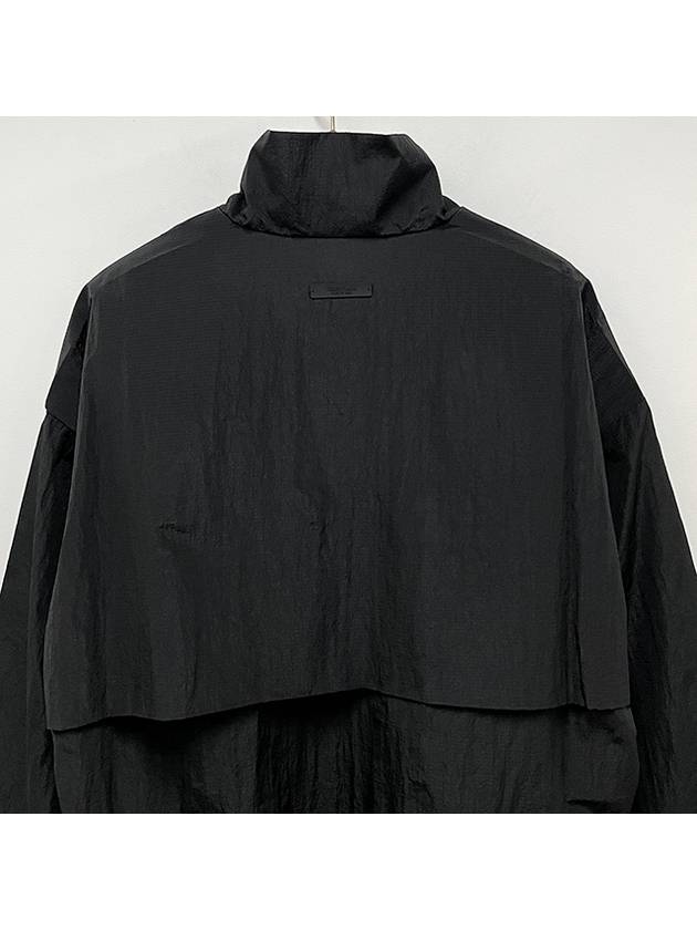 Logo Ripstop Half Zip Up Pullover Black 202BT244710F - FEAR OF GOD ESSENTIALS - BALAAN 6