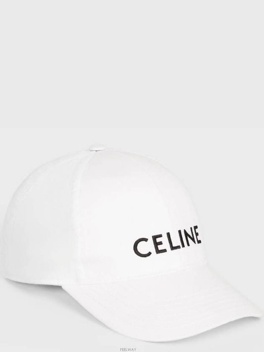 Logo Ball Cap White - CELINE - BALAAN 2