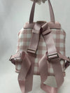 Women s nylon backpack triangle logo pastel check 1BZ677 2ECF - PRADA - BALAAN 6