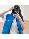 Graffiti Reversible Puffer Vest Mid Blue Black - STUSSY - BALAAN 5