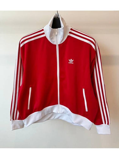 Jersey Track Jacket IK0431 Red WOMENS - ADIDAS - BALAAN 1