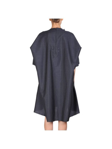 Mohair Wool Short Dress Grey - MAISON MARGIELA - BALAAN 1