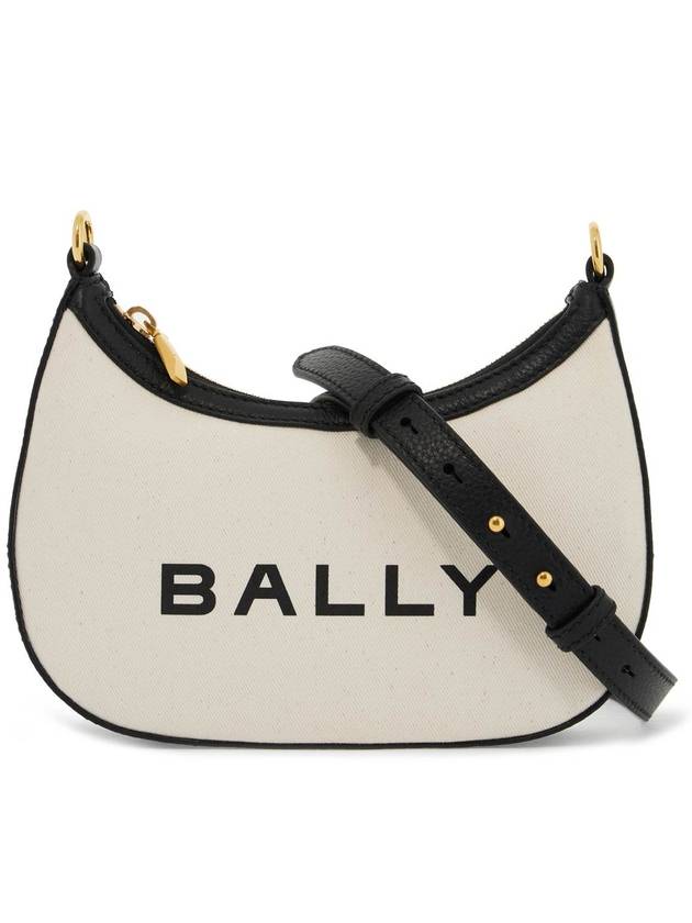 Ellipse Bar Logo Print Cross Bag White - BALLY - BALAAN 2