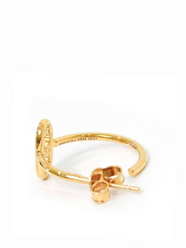 OS Women s Triomphe Asymmetric Hoop Earrings Gold - CELINE - BALAAN 5