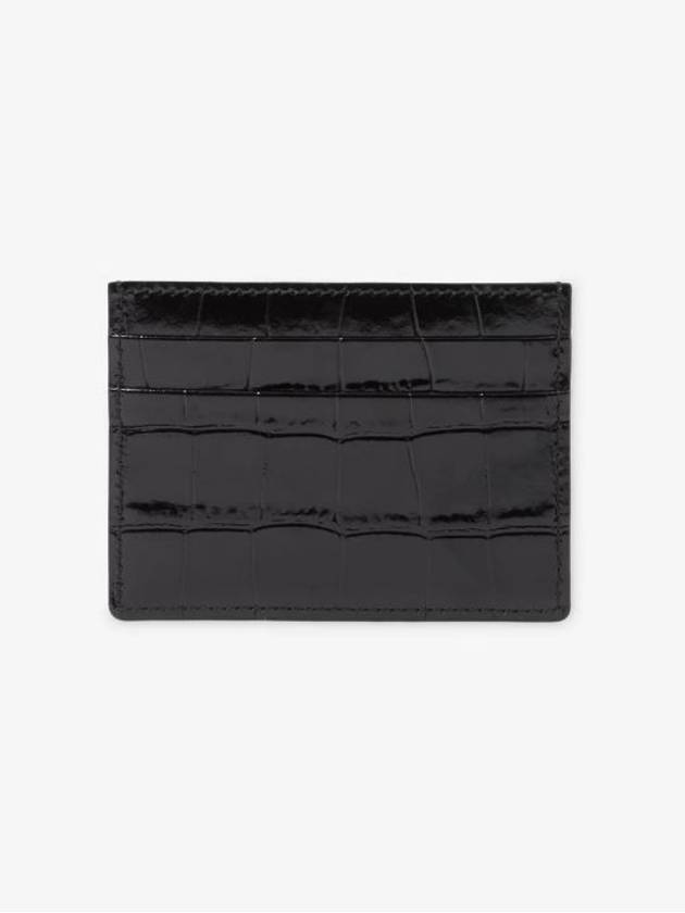 Embossed TB Logo Card Wallet Black Women s - BURBERRY - BALAAN 5