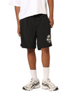 8 Ball Corp Nylon Shorts Black - STUSSY - BALAAN 1