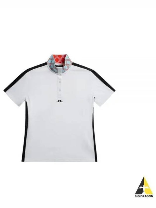 Women's Pip Polo Shirt White - J.LINDEBERG - BALAAN 2