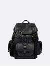 Hit The Road Canvas Leather Small Backpack Black - DIOR - BALAAN 4