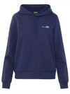 Women's Item Logo Print Hoodie Navy - A.P.C. - BALAAN 2