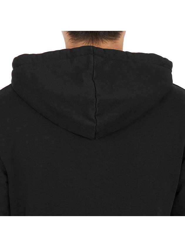 Tricolor Fox Patch Zip Up Hoodie Black - MAISON KITSUNE - BALAAN 10