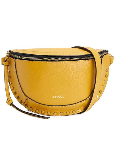 Skano Grain Leather Belt Bag Yellow - ISABEL MARANT - BALAAN 2