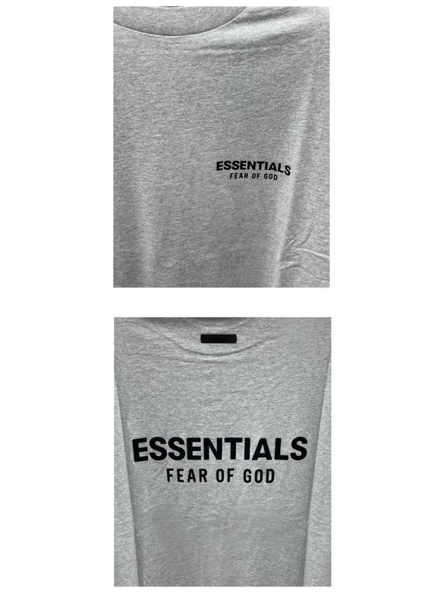 Essential Logo Jersey Long Sleeve Light Heather Gray Men s T Shirt 125HO244378F 127 TJ - FEAR OF GOD - BALAAN 5