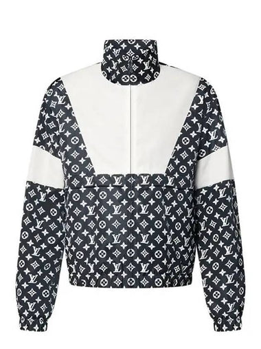 Monogram Printed Technical Track Jacket Navy Blue - LOUIS VUITTON - BALAAN 1