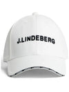 Henrik Embroidered Logo Ball Cap White - J.LINDEBERG - BALAAN 2