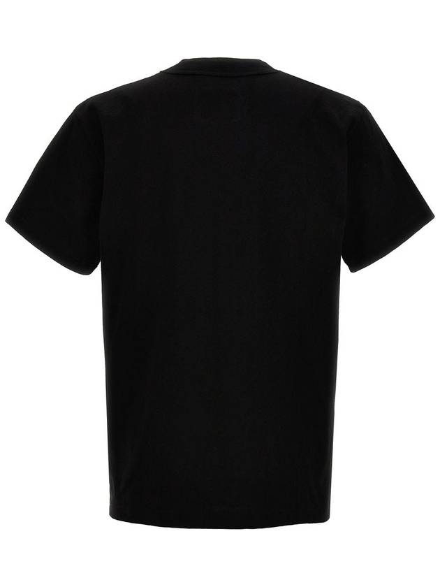 Logo Patch Short Sleeve T-Shirt Black - SACAI - BALAAN 3