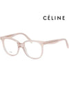 Glasses frame CL5010IN 072 square horn rim transparent pink overfit - CELINE - BALAAN 7