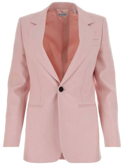 Wool Single Breasted Blazer 8082619 - BURBERRY - BALAAN 2