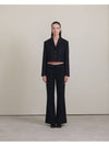 semi-wide wool pants black - UNMUTE - BALAAN 7