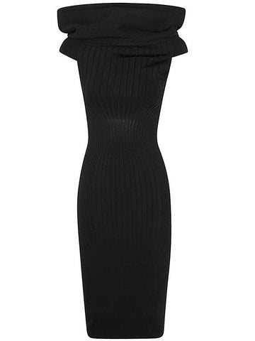 Mugler Ro1663 Midi Dress Clothing - MUGLER - BALAAN 1