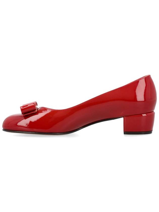 Salvatore Ferragamo Vara Bow Patent Leather Pumps - SALVATORE FERRAGAMO - BALAAN 3