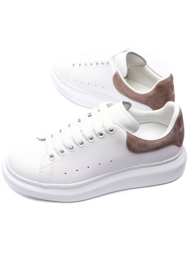 Men's Suede Heel Counter Oversole Low Top Sneakers White - ALEXANDER MCQUEEN - BALAAN 7