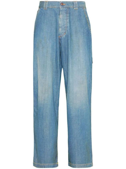 5 Pocket Straight Jeans Light Blue - MAISON MARGIELA - BALAAN 1